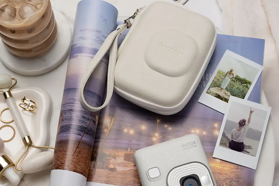 FujiFilm Instax mini LiPlay Camera Case Misty White